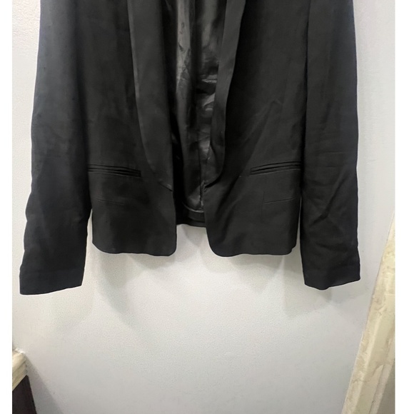 ZARA WOMEN’S LONG SLEEVE BLAZER, SIZE US XS, BLACK - Picture 4 of 11